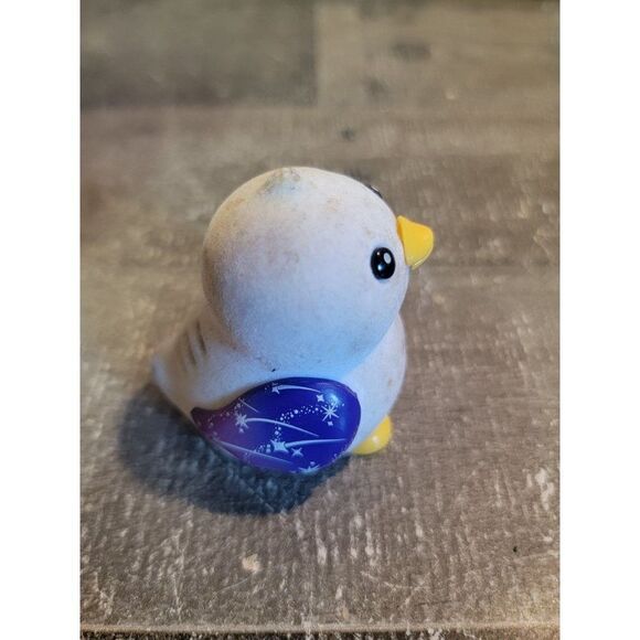 Purple white duck chick AS IS toy figure pet - Picture 2 of 5